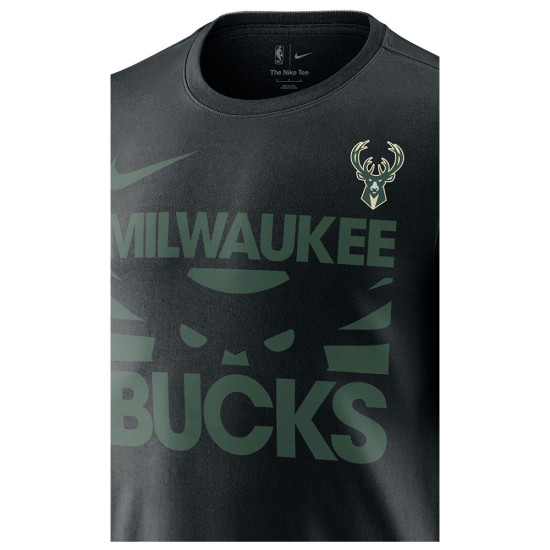 Nike Ανδρική κοντομάνικη μπλούζα Milwaukee Bucks Courtside Allegiance Tee